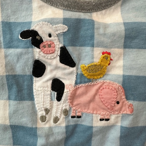 Mud Pie Farm Animal Baby Sleeper (Size 3-6 Months) - Picture 3 of 5